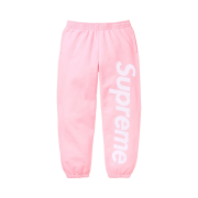 Supreme Satin Applique Sweatpants Light Pink - 23FW