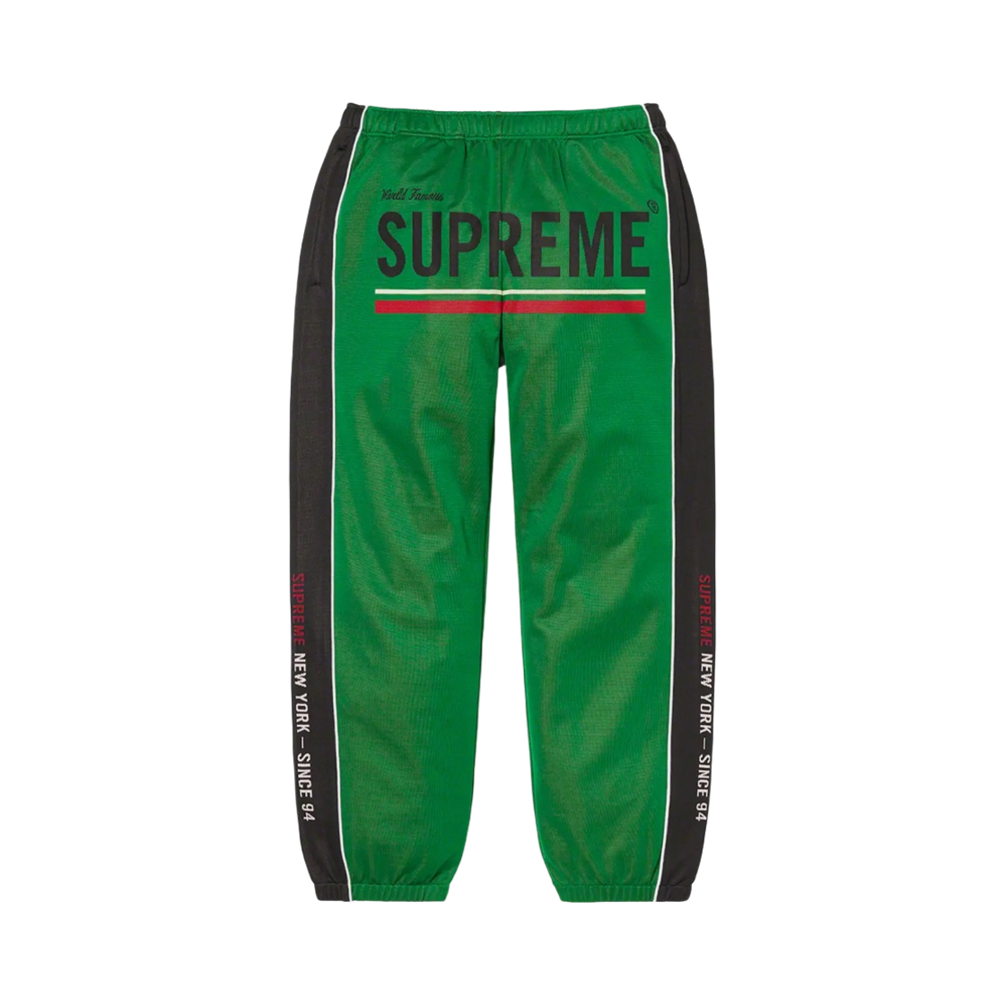 슈프림 월드 페이머스 자카드 트랙 팬츠 그린 - 22FW(Supreme World Famous Jacquard Track Pants Green - 22FW) - 1