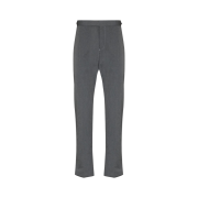 Thom Browne Slim-Fit Cropped Trousers Grey