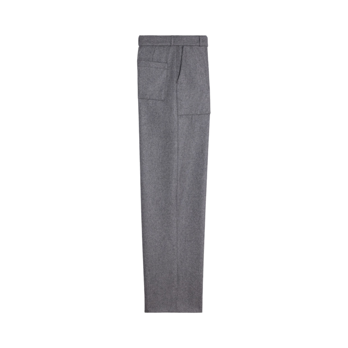 (W) 셀린느 캐시미어 플란넬 카고 팬츠 라이트 그레이((W) Celine Cargo Pants in Cashmere Flannel Light Grey) - 2