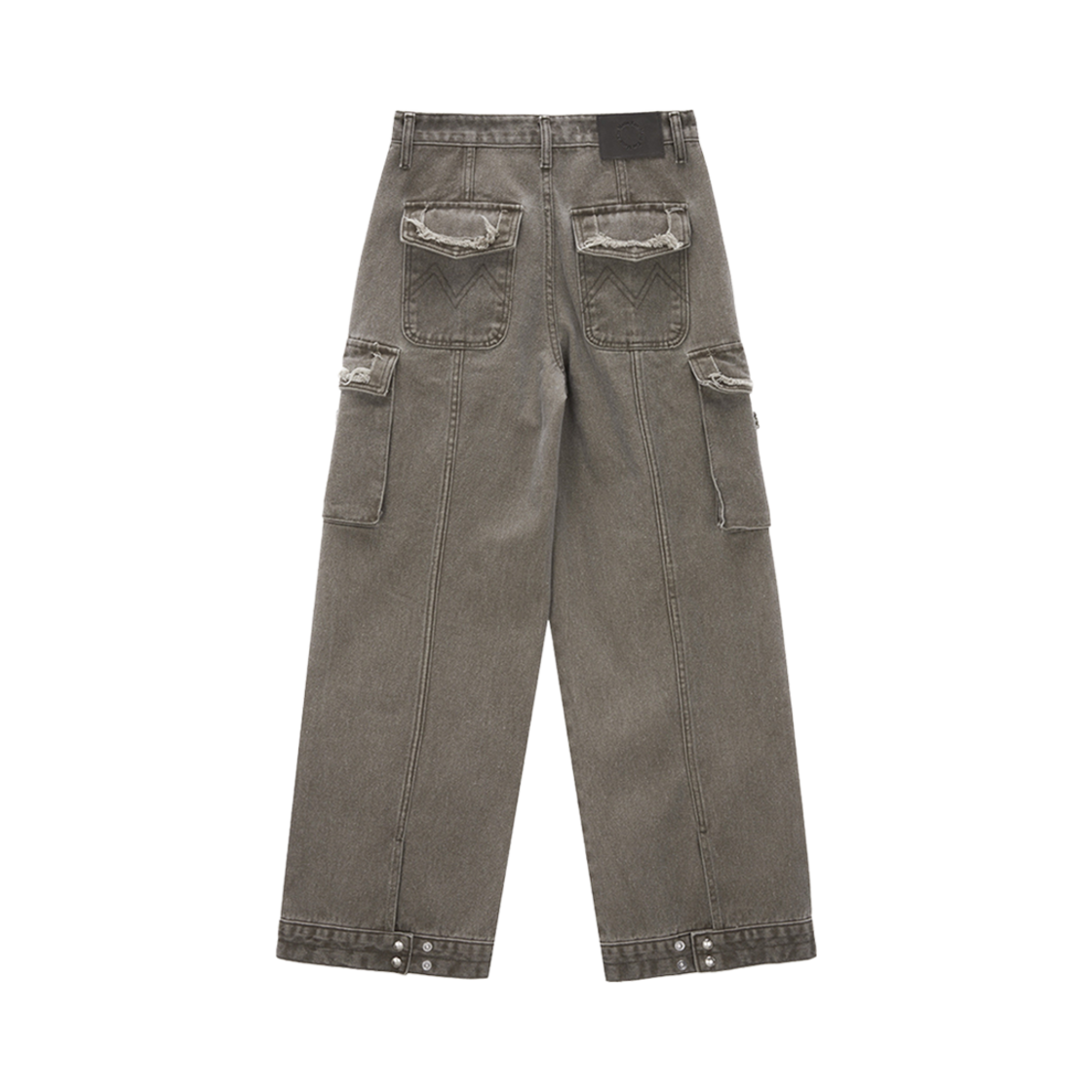 (W) 마뗑킴 컬러 다잉 카고 팬츠 그레이((W) Matin Kim Color Dying Cargo Pants Grey) - 2