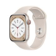 Apple Watch Series 8 45mm Cellular Starlight Aluminum Case with Sport Band Starlight (Korean Ver.)