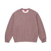 Supreme Small Box Crewneck Heather Mauve - 23FW
