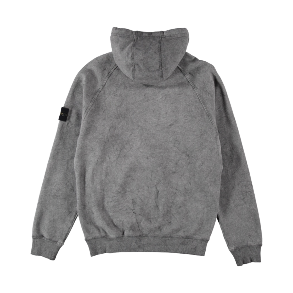스톤 아일랜드 62090 더스트 컬러 트리트먼트 후드 스웨트셔츠 그레이 - 21SS(Stone Island 62090 Dust Colour Treatment Hooded Sweatshirt Grey - 21SS) - 2
