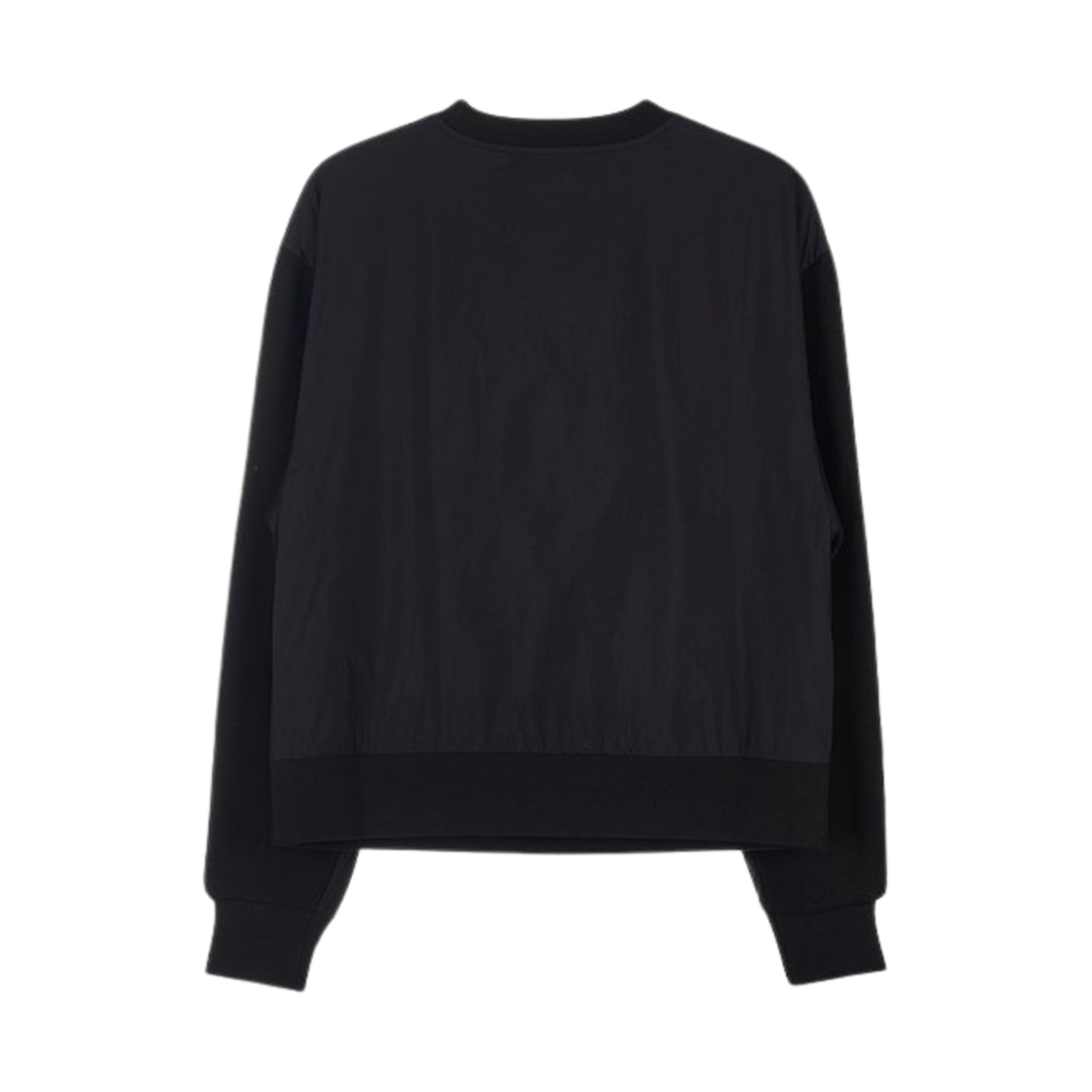 (W) 몽클레르 벨벳 로고 스웨트셔츠 블랙 - 22FW((W) Moncler Velvet Logo Sweatshirt Black - 22FW) - 2