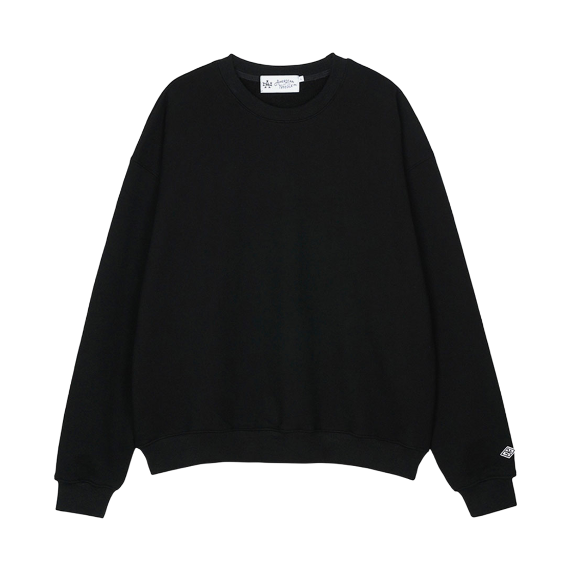 AN4FMT552BK American Needle AN Basic Patch Sweatshirt Black