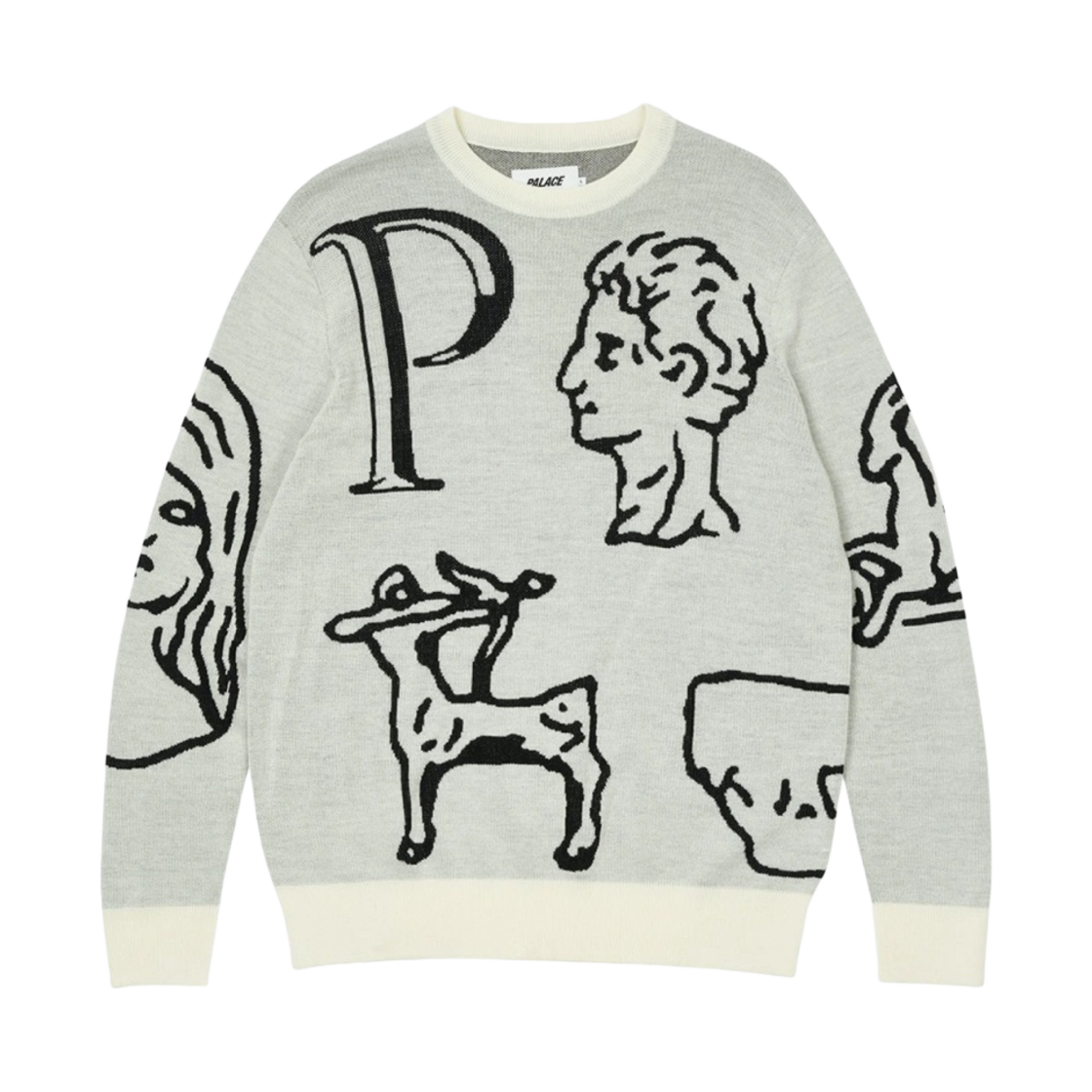 팔라스 아키올로지 니트 화이트 - 21SS(Palace Archaeology Knit White - 21SS) - 1