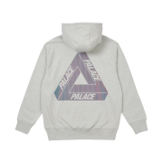 Palace Tri-Lenticular Hood Grey Marl - 22FW