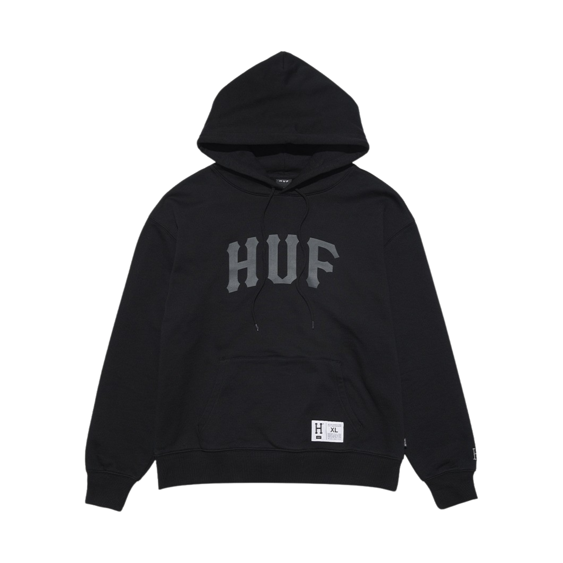 허프 아치 로고 후디 V2 블랙 차콜