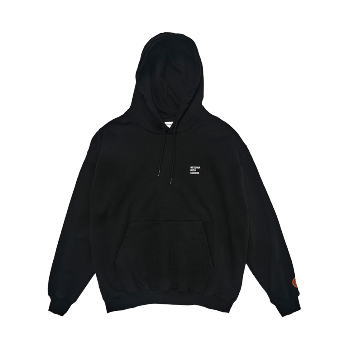 이어스트 x 하이큐!! 스쿨 후디 블랙 네코마(EERST x HAIKYU!! School Hoodie Black Nekoma)