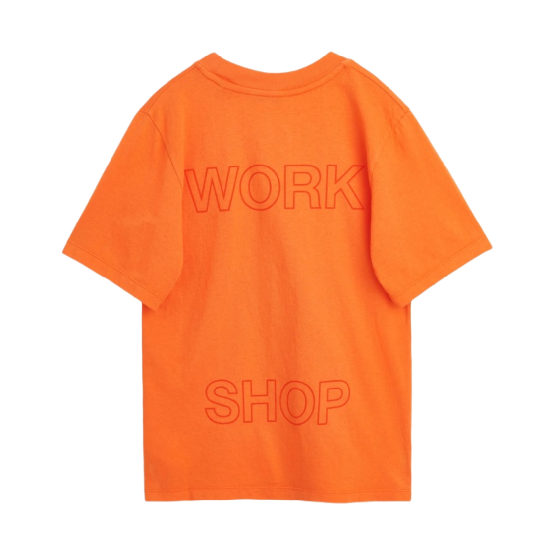 (키즈) 아워레가시 워크샵 박스 티셔츠 레드 오렌지((Kids) Our Legacy Work Shop Box T-Shirt Red Orange) - 2
