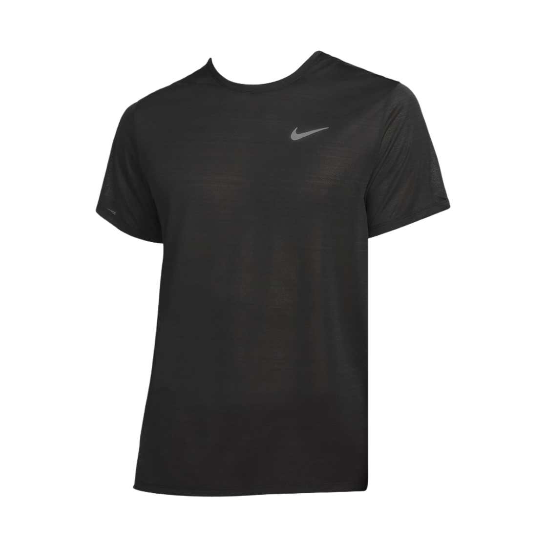나이키 드라이핏 마일러 러닝 탑 블랙 - 아시아(Nike Dri-Fit Miler Running Top Black - Asia) - 1