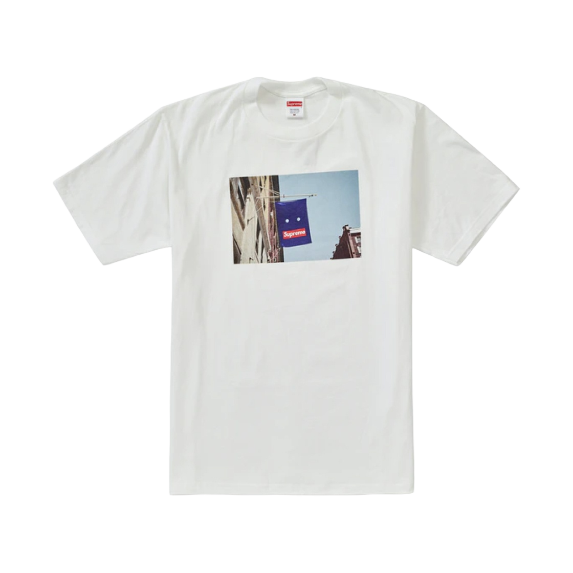 슈프림 배너 티셔츠 화이트 - 19FW(Supreme Banner T-Shirt White - 19FW) - 1