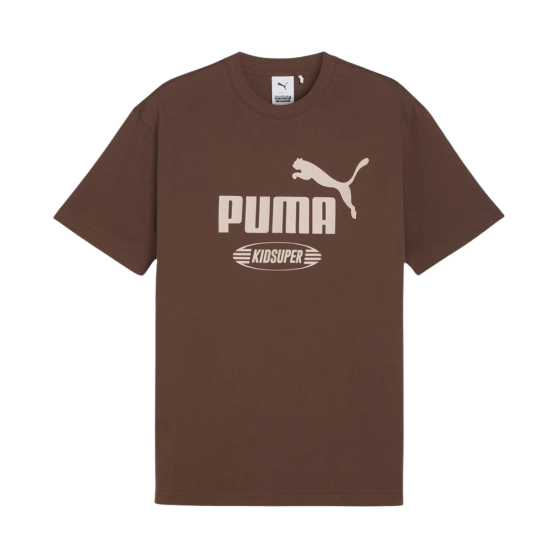 푸마 x 키드슈퍼 그래픽 티셔츠 체스트넛 브라운(Puma x KidSuper Graphic T-shirt Chestnut Brown) - 1