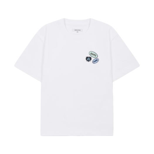 J3TAM25211WHX AMOUPRE Triple Wappen T-shirt White