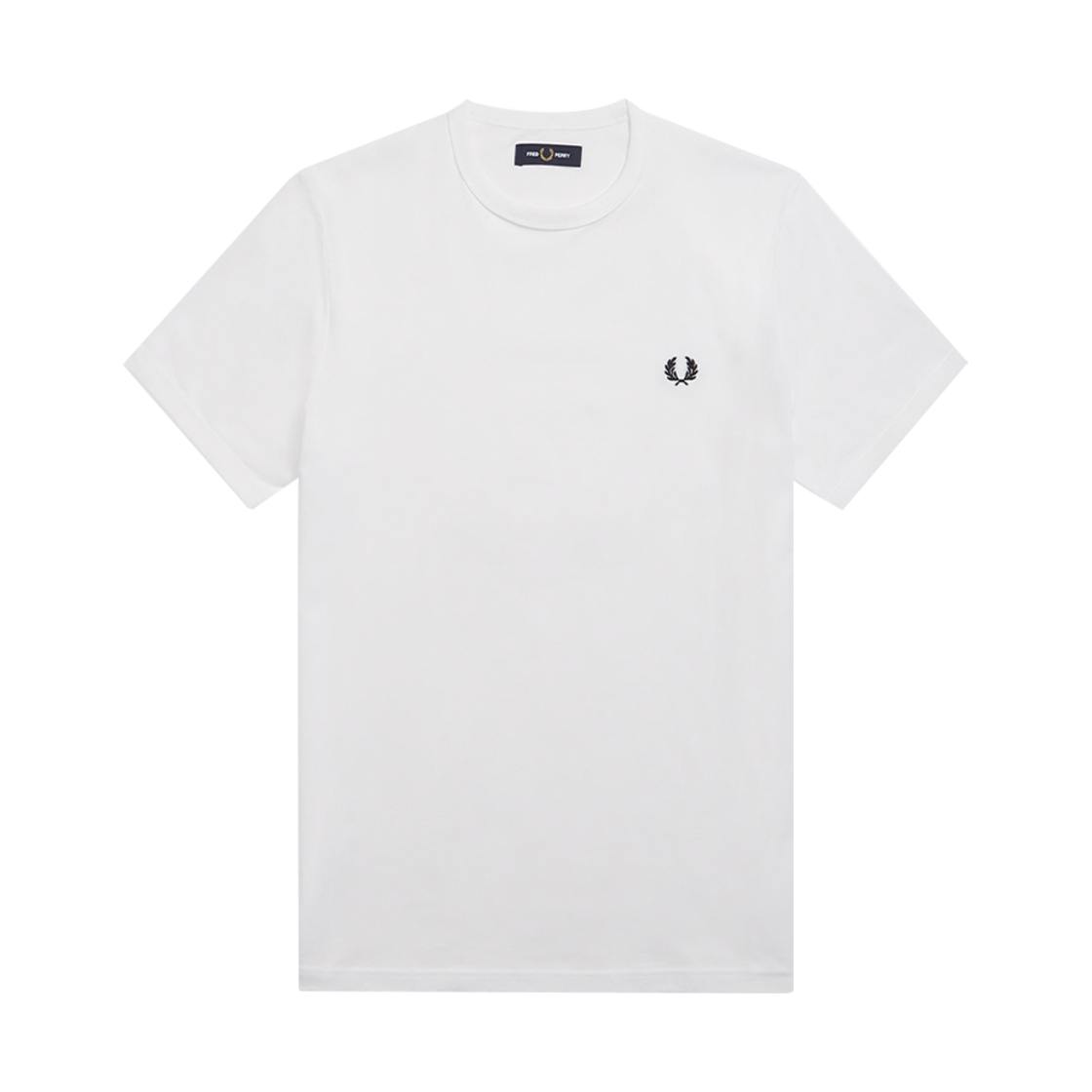 프레드페리 링어 티셔츠 화이트