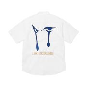 Supreme AOI Eyes S/S Work Shirt White - 24FW