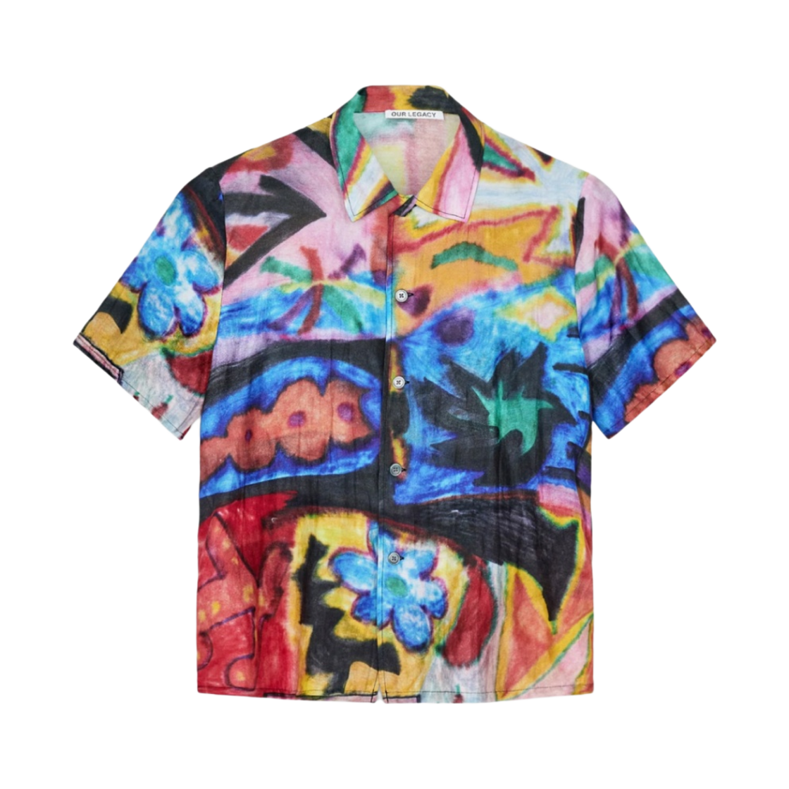 아워레가시 박스 셔츠 숏슬리브 랜드스케이프 데이라이트 프린트