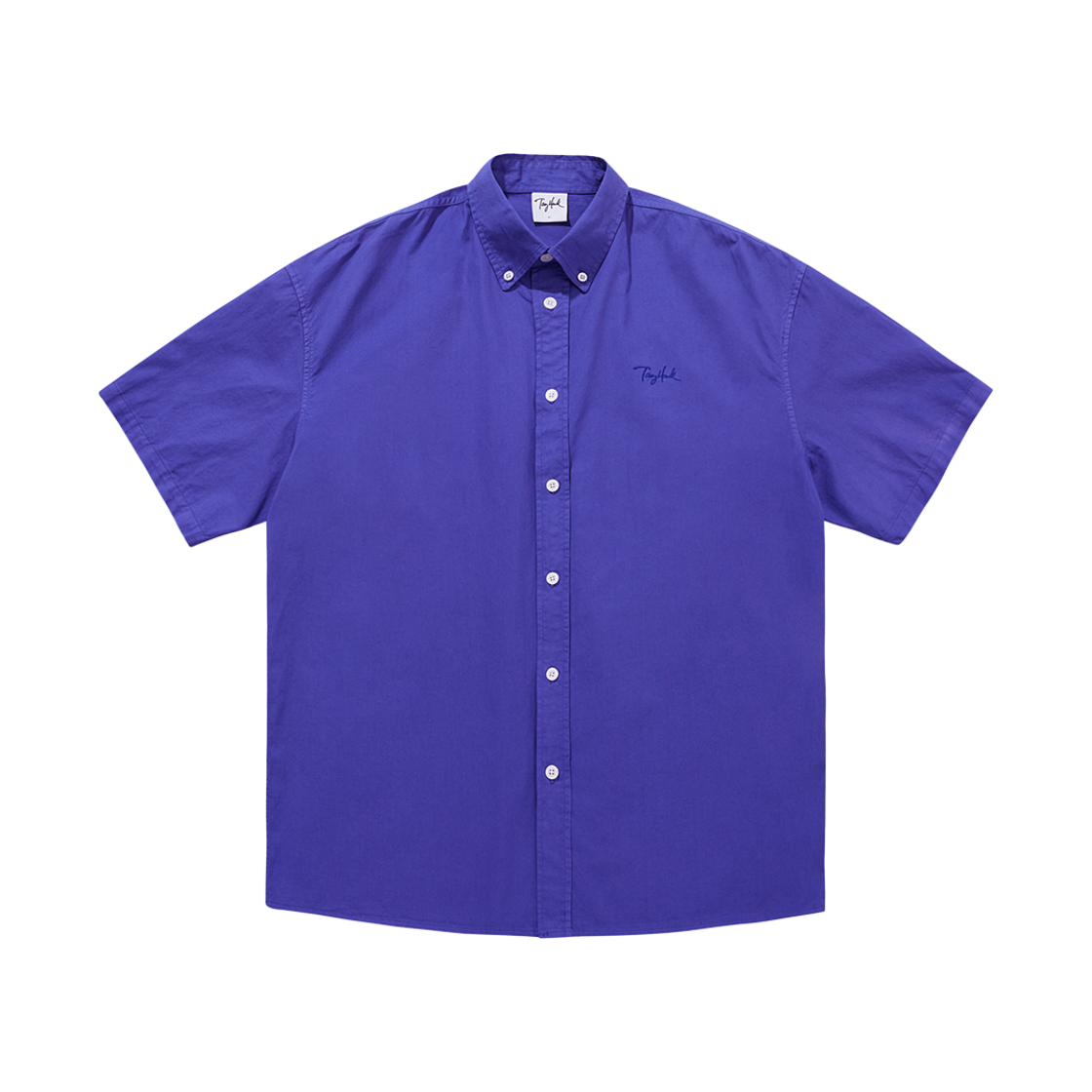 토니호크 가먼트 다잉 하프 셔츠 블루(TONYHAWK Garment Dyeing Half Shirt Blue)