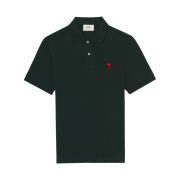 AMI de Coeur Polo Shirt Heather Evergreen