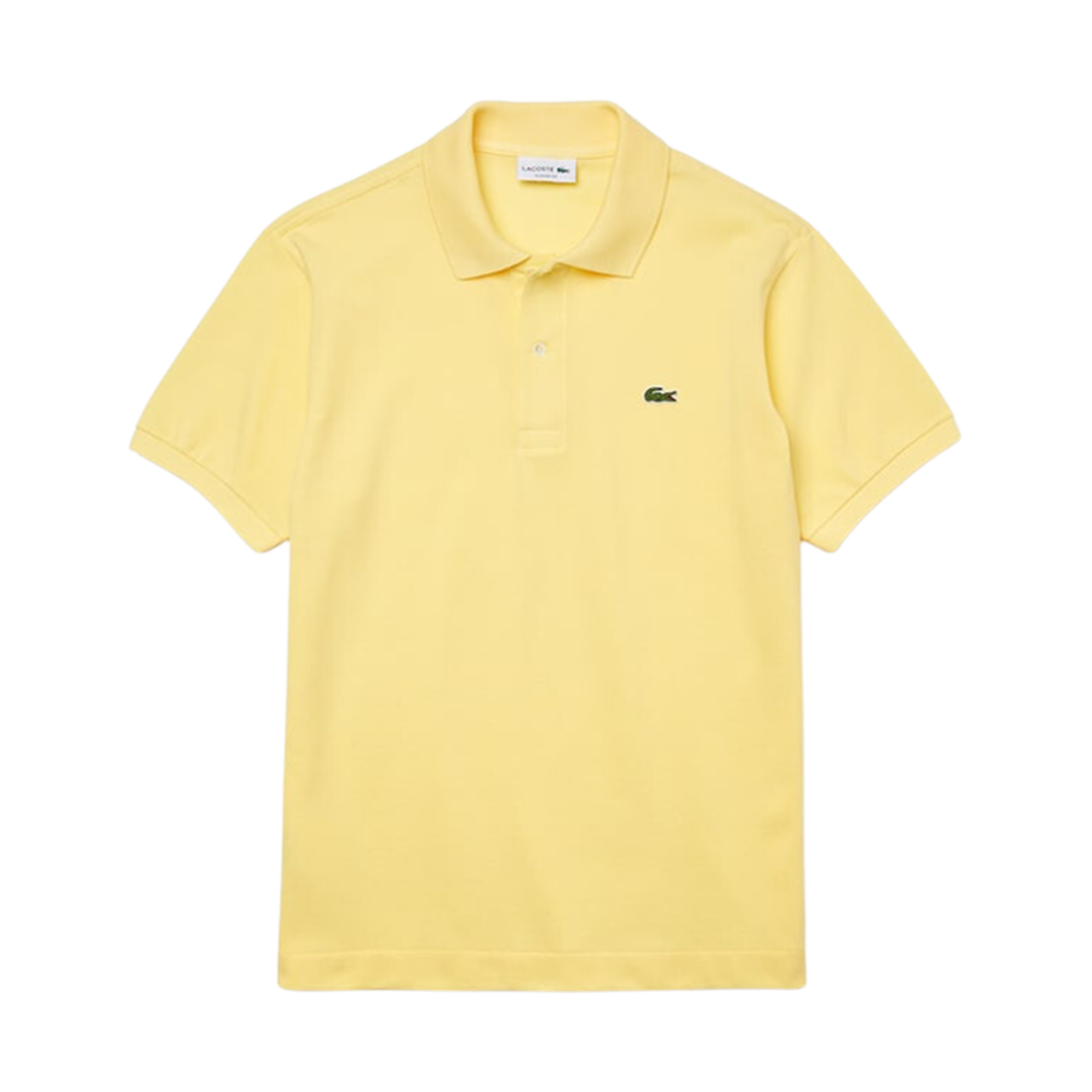 라코스테 오리지널 L.12.12 폴로 셔츠 옐로우(Lacoste Original L.12.12 Polo Shirt Yellow) - 1