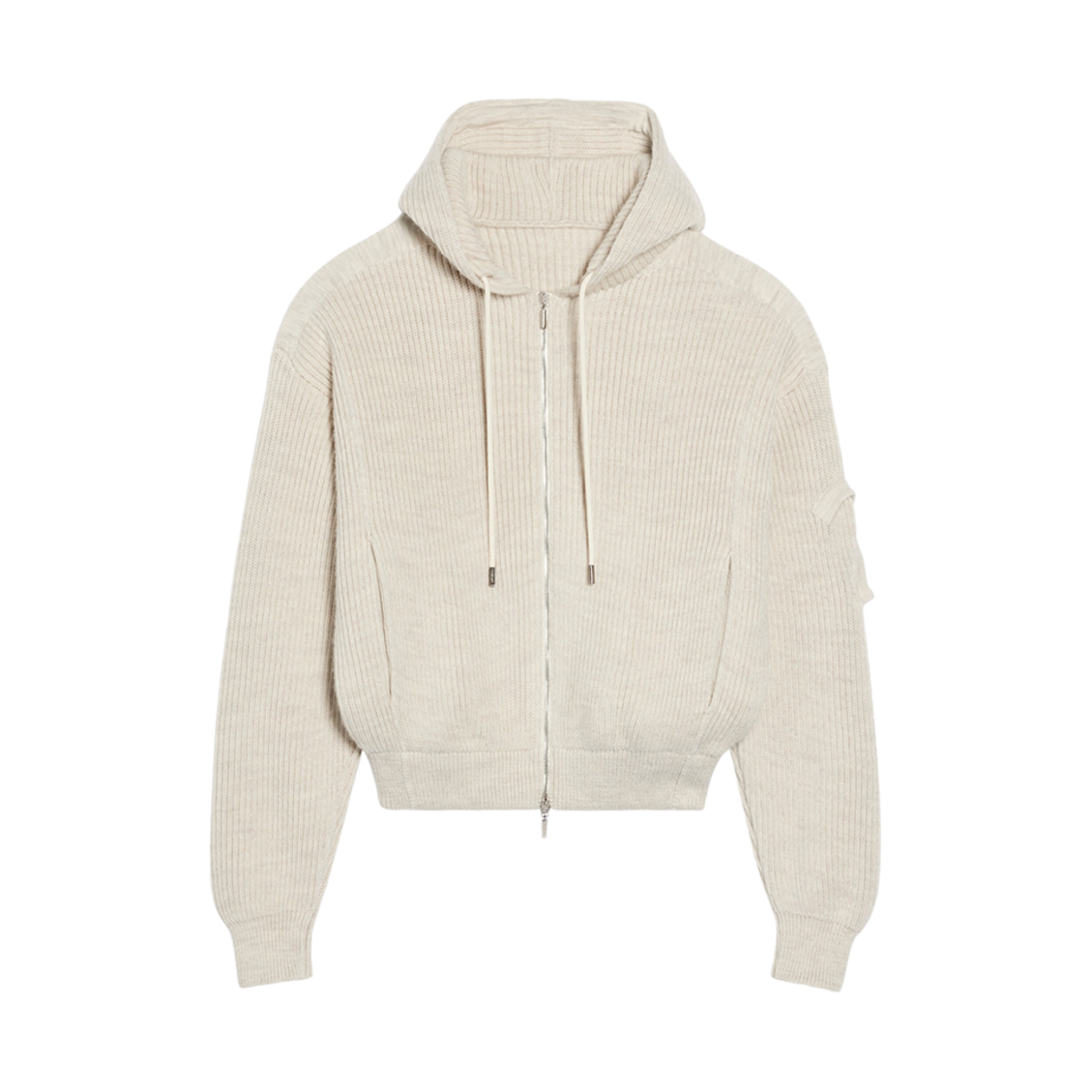자크뮈스 라 마이유 세빌 니트 후드 베이지(Jacquemus La Maille Seville Knit Hoodie Beige)