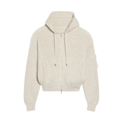 Jacquemus La Maille Seville Knit Hoodie Beige