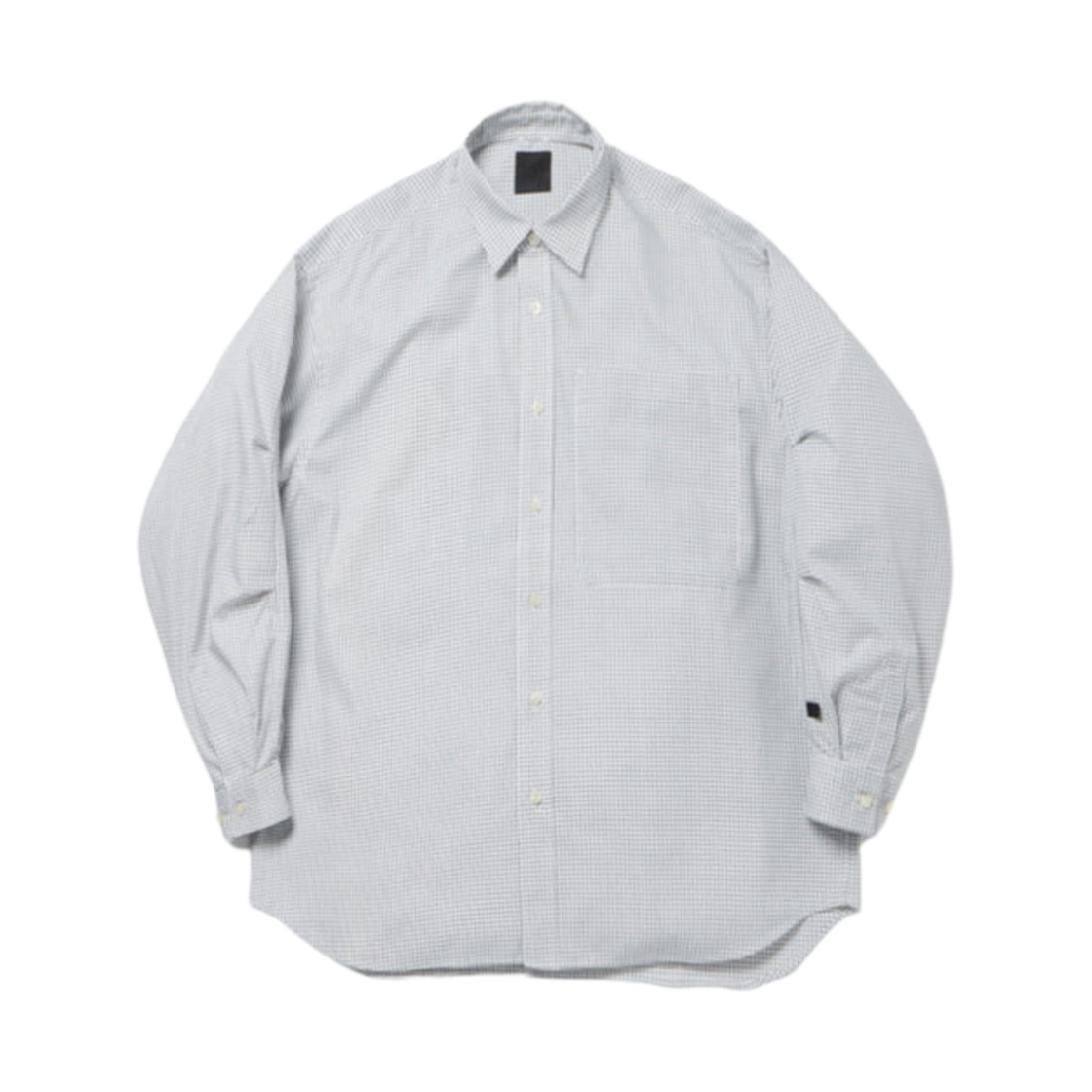 BE-84024WL (W) Daiwa Pier39 Tech Regular Collar Shirt L/S Graph Plaid White Black