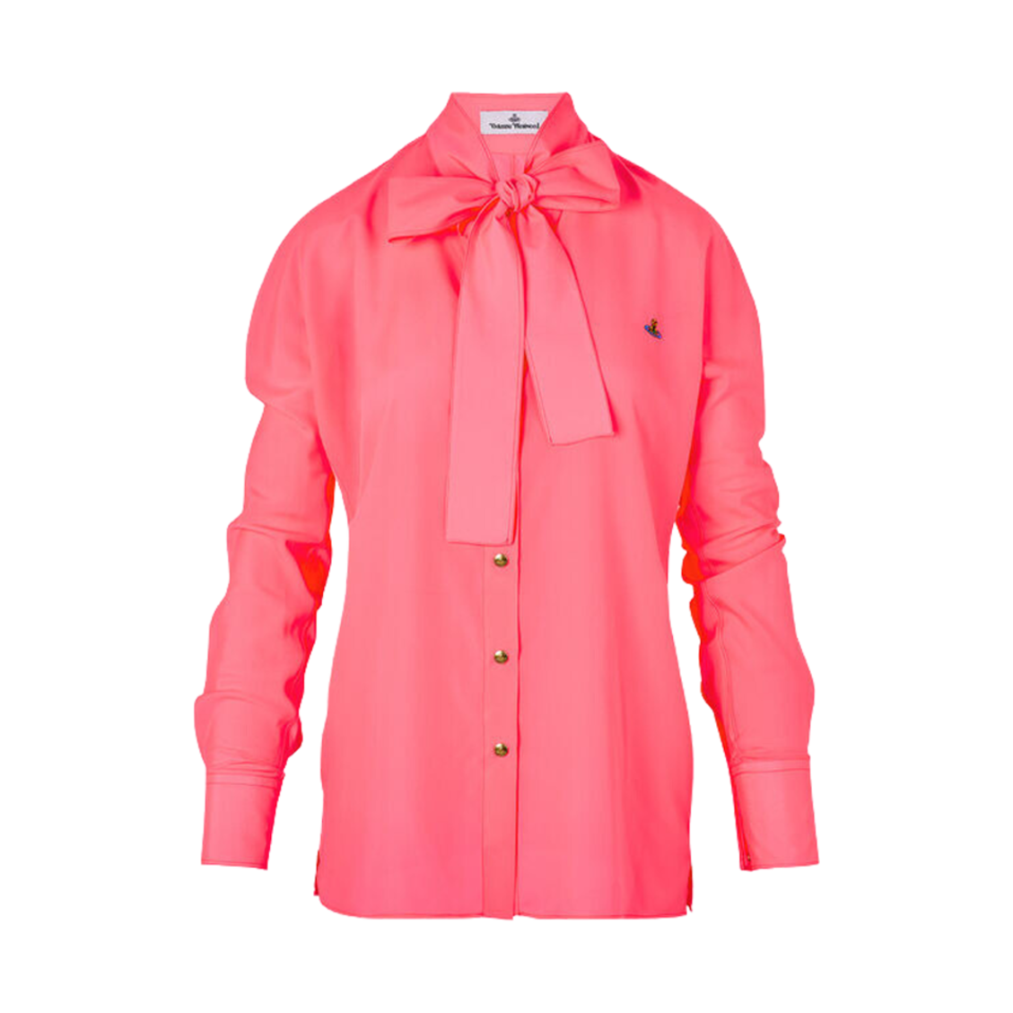 (W) 비비안 웨스트우드 메트로 셔츠 핑크 네온((W) Vivienne Westwood Metro Shirt Pink Neon) - 1