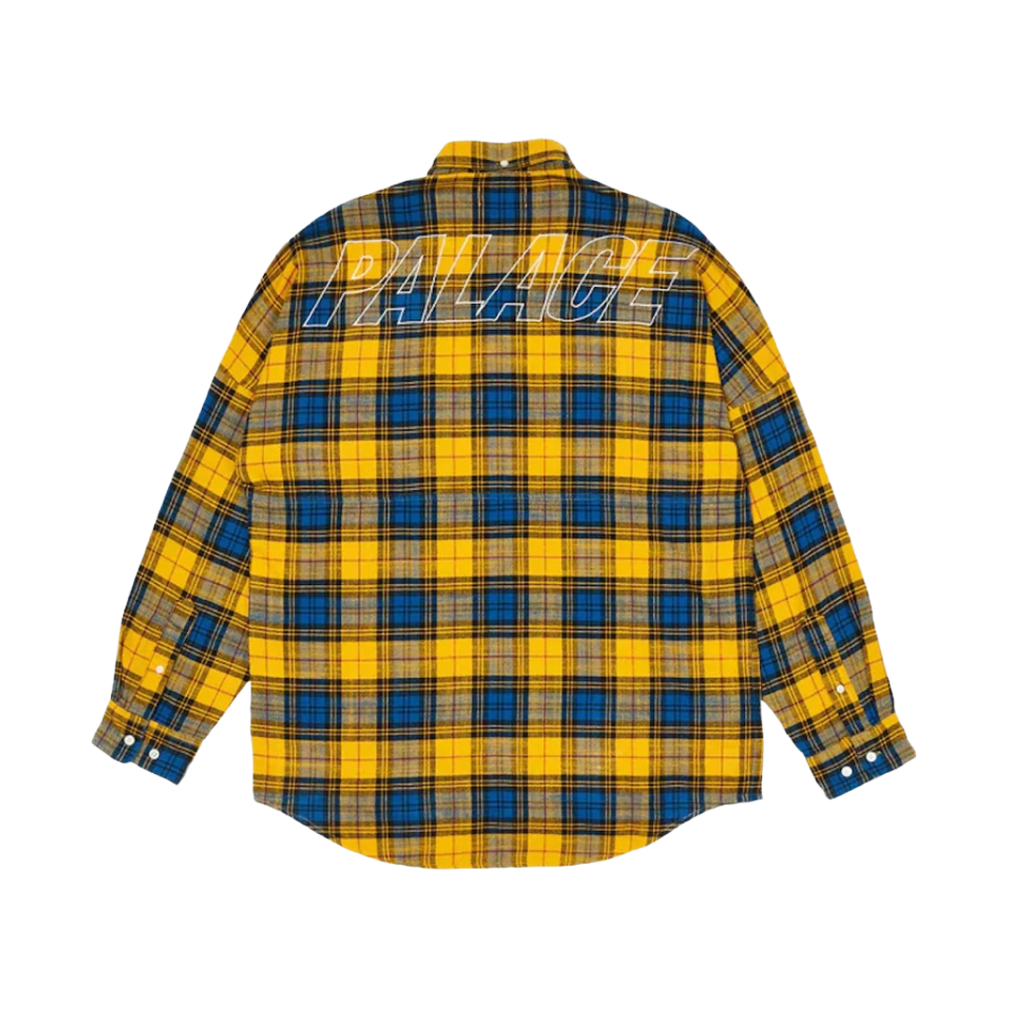 팔라스 플란넬 드롭 숄더 셔츠 옐로우 - 22FW(Palace Flannel Drop Shoulder Shirt Yellow - 22FW) - 2