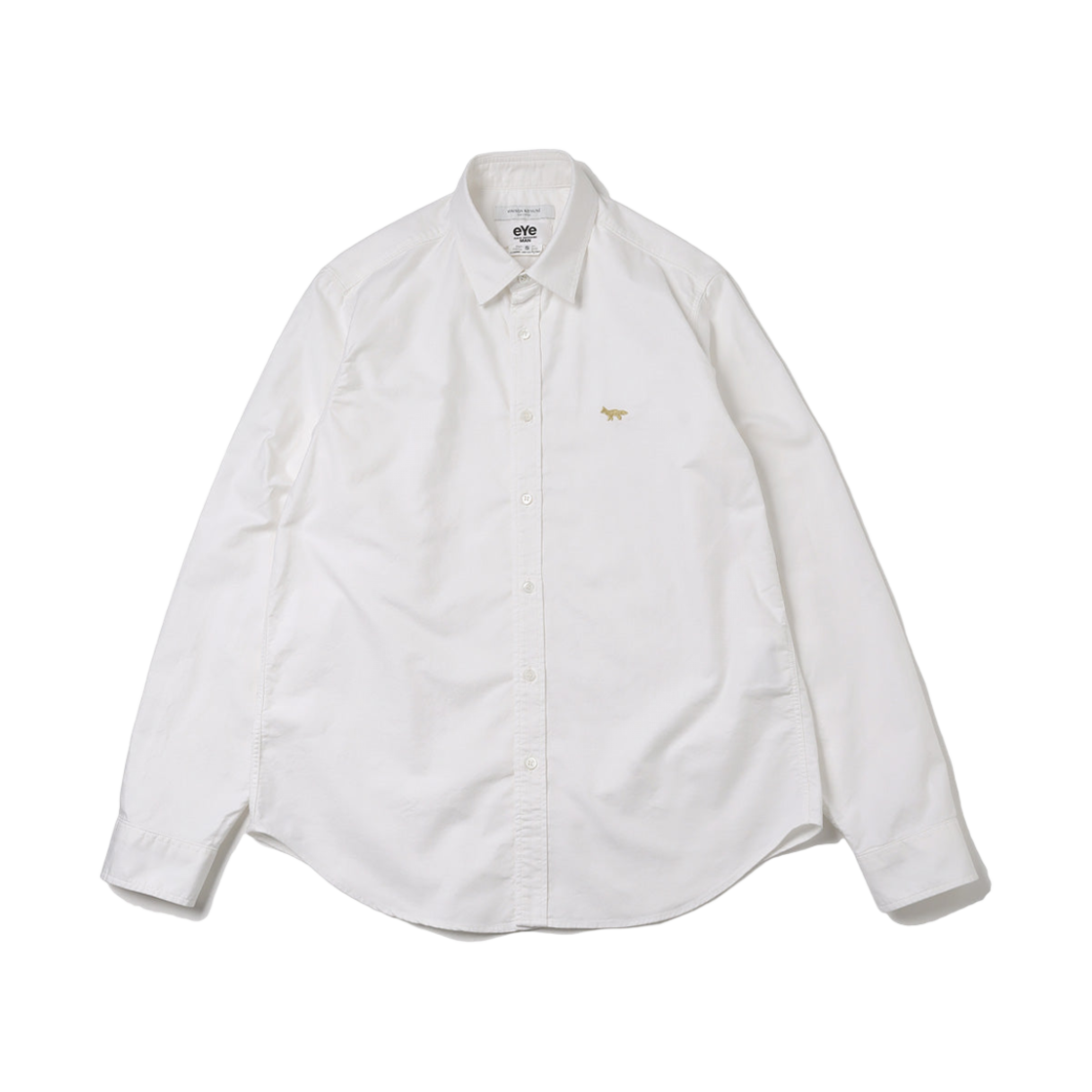 준야 와타나베 x 메종 키츠네 W-네임 셔츠 화이트(Junya Watanabe x Maison Kitsune W-Name Shirt White)
