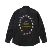 Supreme Our Lady Work Shirt Black - 24SS