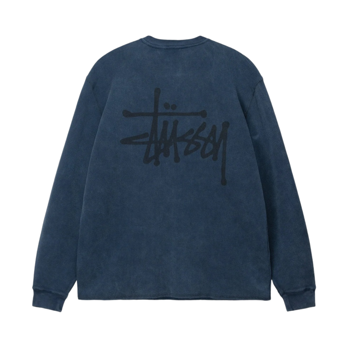 스투시 베이직 스탁 써멀 롱슬리브 티셔츠 네이비(Stussy Basic Stock Thermal LS T-Shirt Navy) - 1