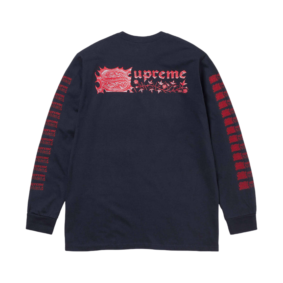슈프림 세인트 세바스찬 롱슬리브 티셔츠 네이비 - 24SS(Supreme Saint Sebastian LS T-Shirt Navy - 24SS) - 2