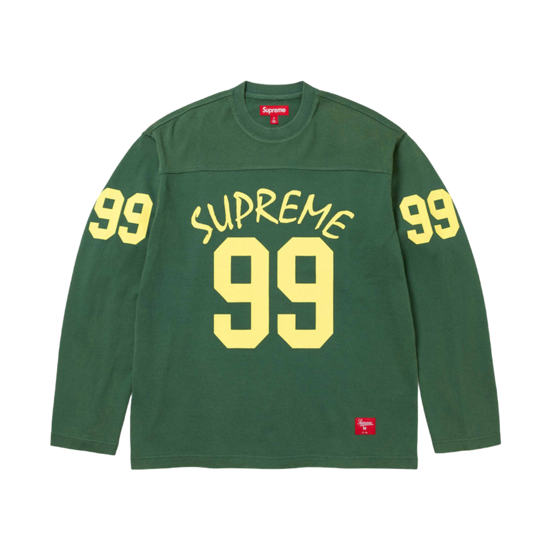 슈프림 99 롱슬리브 풋볼 탑 그린 - 24SS