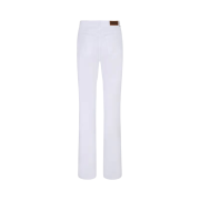 (W) Dior 8 Straight Jeans, D09 Cotton Denim White