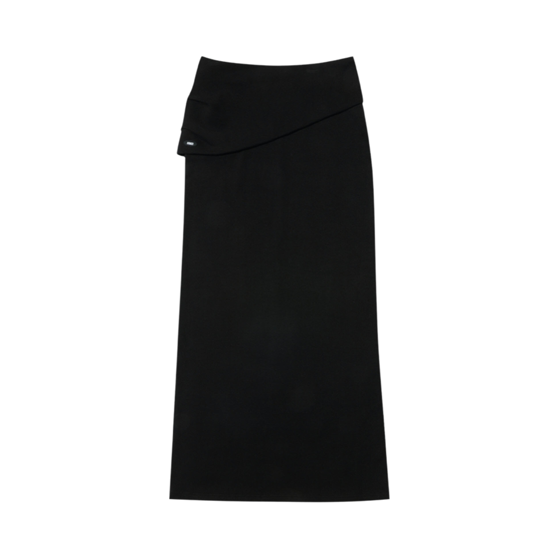 (W) 보헤미안 서울 베이직 폴디드 롱 스커트 블랙((W) Bohemian Seoul Basic Folded Long Skirt Black)