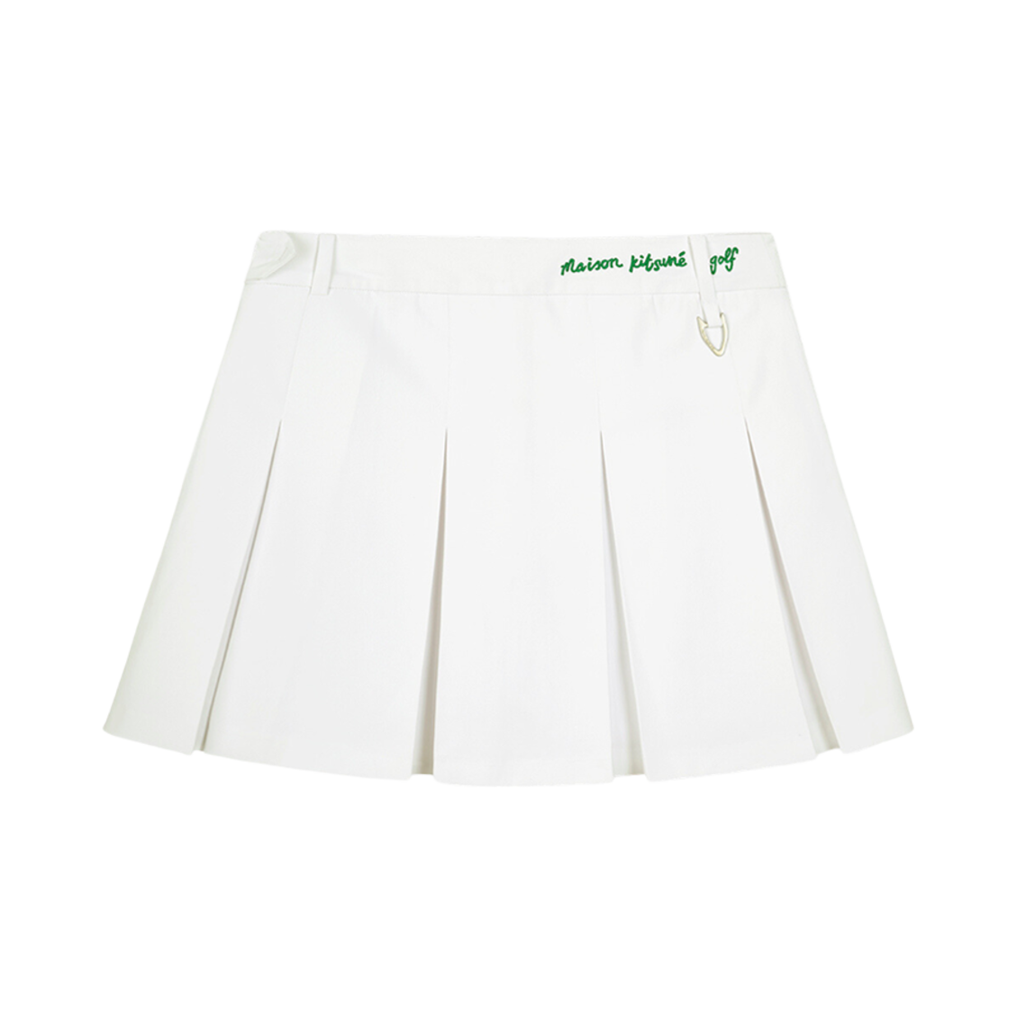 메종 키츠네 프로파일 폭스 미니 스커트 화이트(Maison Kitsune Profile Fox Mini Skirt White) - 2