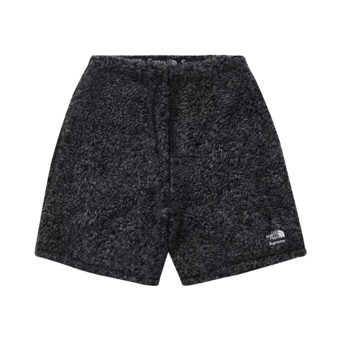 슈프림 x 노스페이스 하이 파일 플리스 쇼츠 블랙 - 23SS