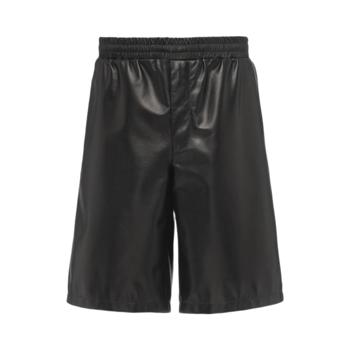 프라다 나파 레더 버뮤다 블랙(Prada Nappa Leather Bermudas Black) - 1