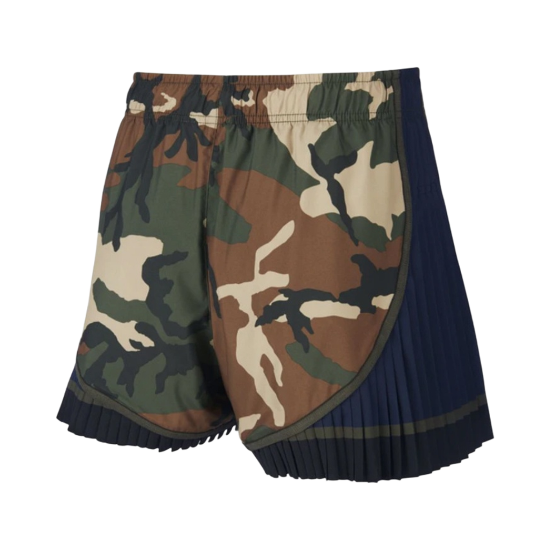 (W) 나이키 x 사카이 카모 플리티드 템포 쇼츠 카모((W) Nike x Sacai Camo Pleated Tempo Shorts Camo) - 3