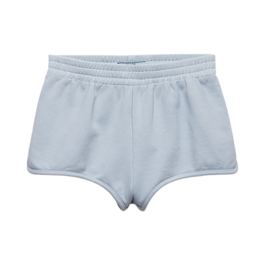(W) Prada Cotton Fleece Shorts Astro