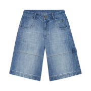 ETCE Denim Bermuda Shorts Blue
