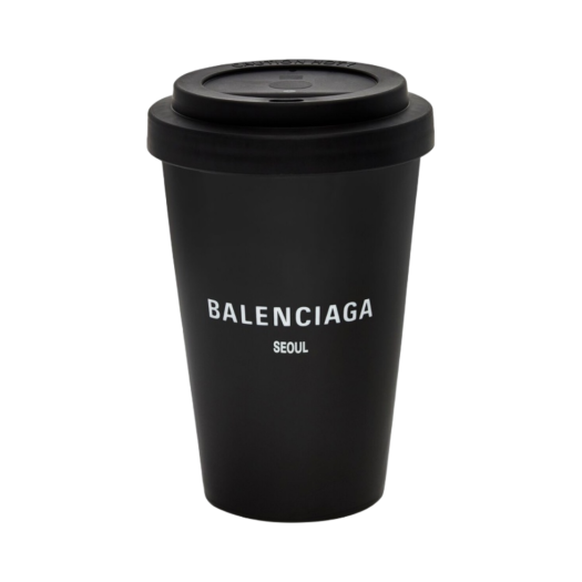 Balenciaga Cities Seoul Coffee Cup Black