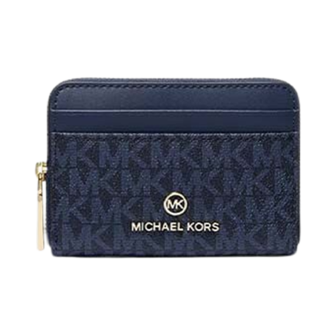 34H1GT9Z1B444 Michael Kors Jet Set Small Logo Wallet Blue
