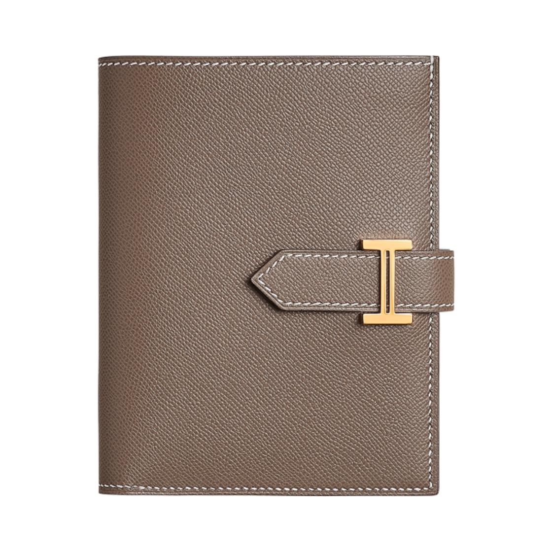 에르메스 베안 컴팩트 지갑 마담 & 골드 하드웨어 에뚜쁘(Hermes Bearn Compact Wallet Madame & Gold Etoupe) - 1