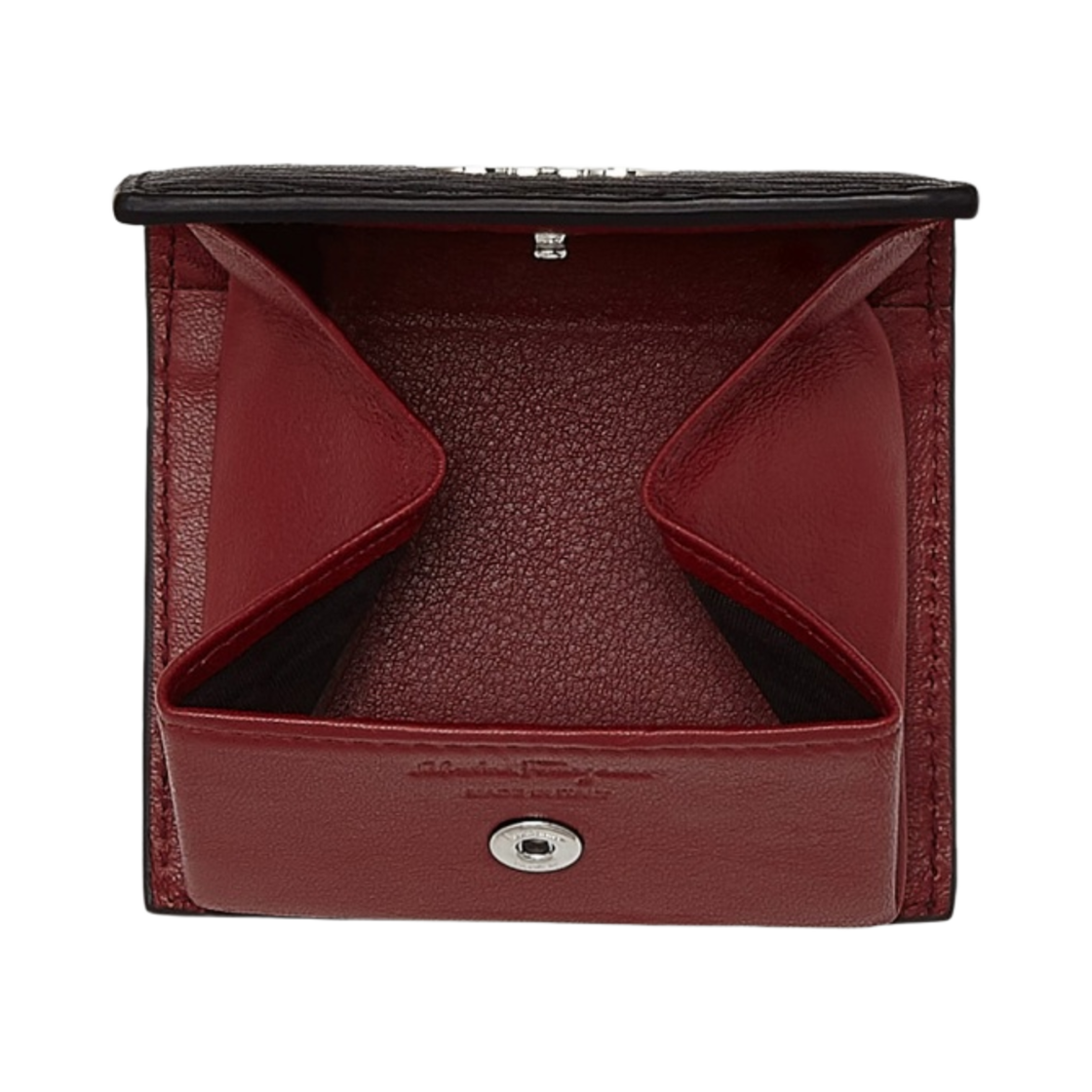 페라가모 코인 케이스 블랙 페라가모 레드(Ferragamo Coin Case Black Ferragamo Red) - 4