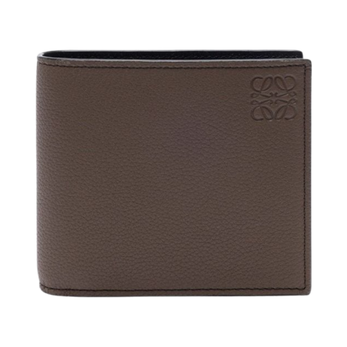 C660302X02-1729 Loewe Bifold Wallet in Soft Grained Calfskin Dark Moss