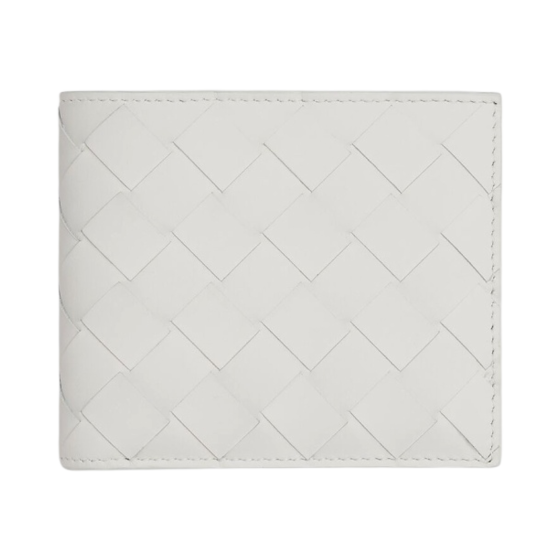 보테가 베네타 반지갑 화이트 패러킷(Bottega Veneta Bi-Fold Wallet White Parakeet) - 1