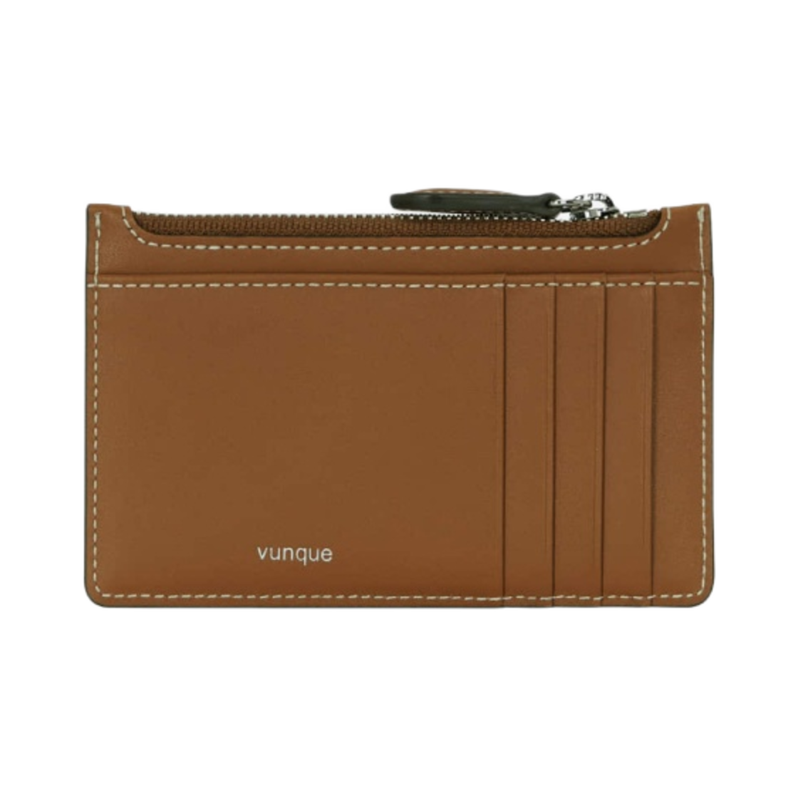 분크 퍼펙 인덱스 지퍼 카드 지갑 카멜(Vunque Perfec Index Zipper Card Wallet Camel) - 2